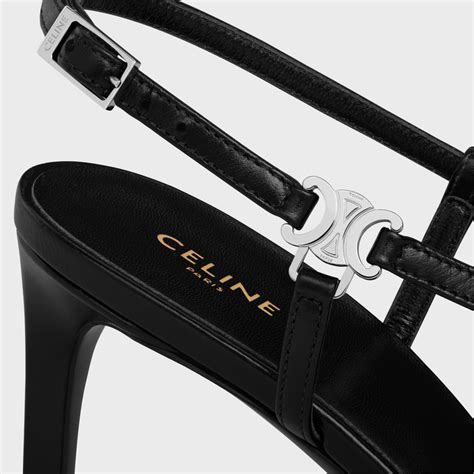 CELINE SOIR CRISS CROSS SANDAL WITH TRIOMPHE IN 